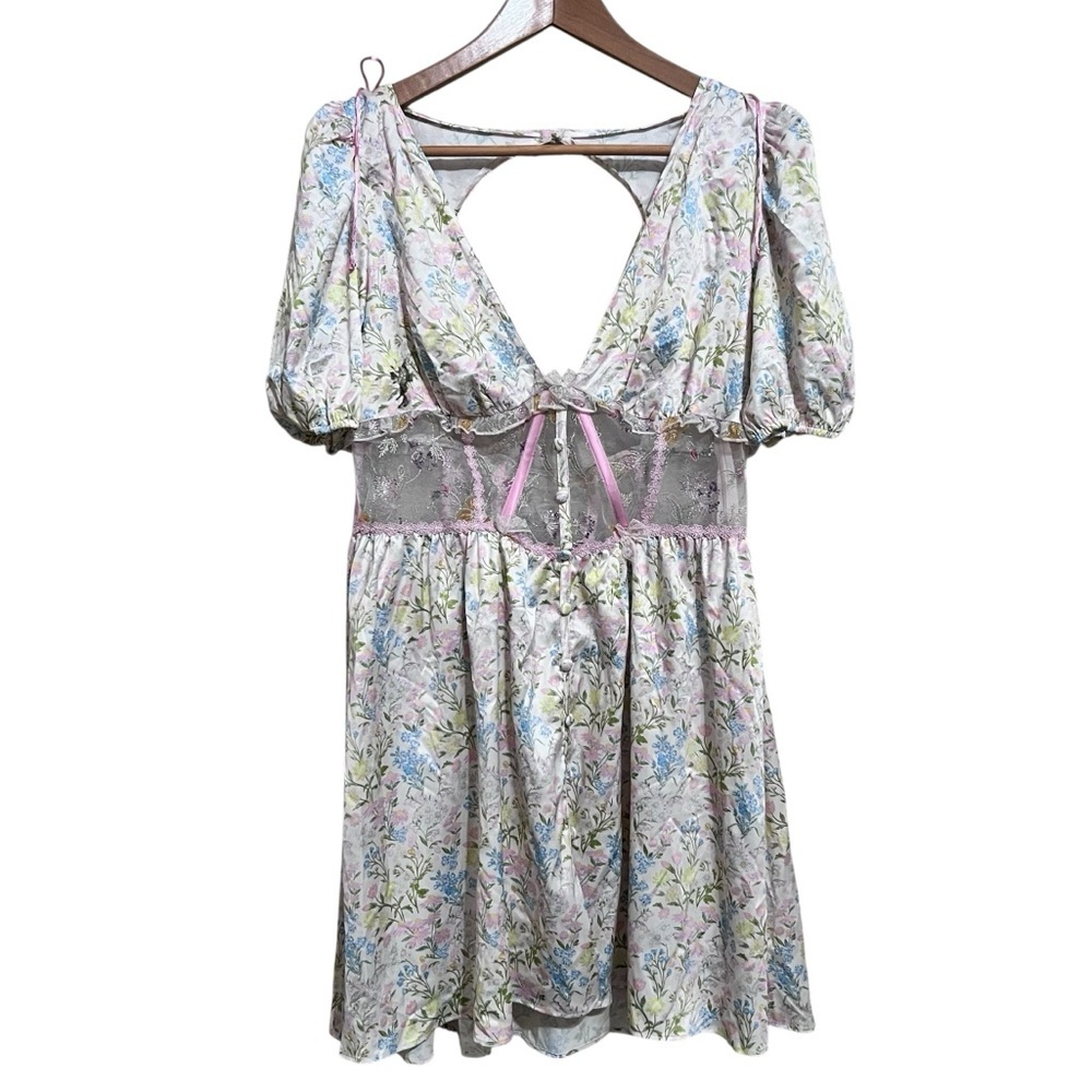 FOR LOVE & LEMONS Glitter Garden Cap Sleeve Dress - Picture 5 of 14